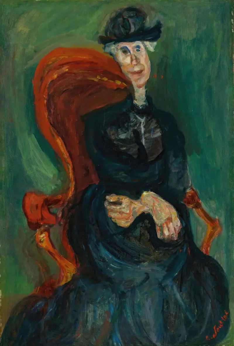 Siedząca staruszka, Chaïm Soutine
