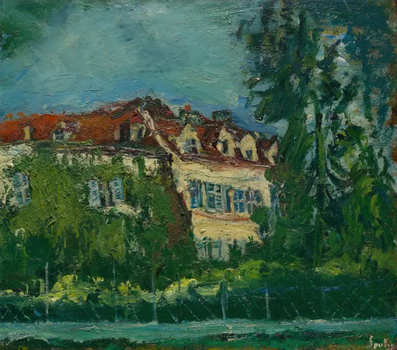 Landschaft mit Haus von Chaïm Soutine