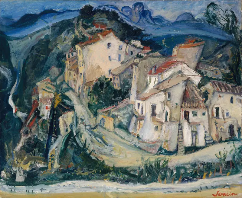 Blick auf Cagnes von Chaïm Soutine