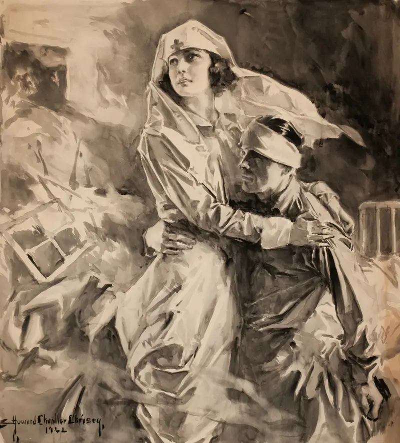Barmhärtighetens ängel av Howard Chandler Christy