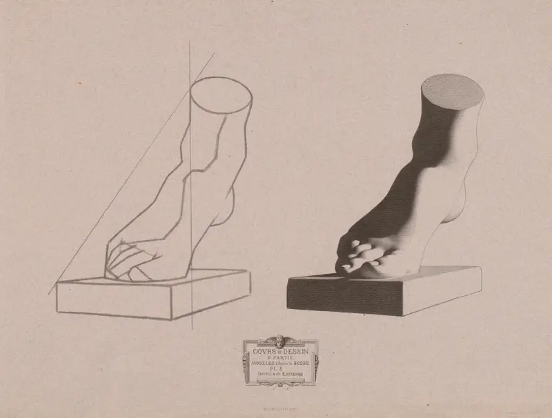 Cours de dessin Pl.09 av Charles Bargue