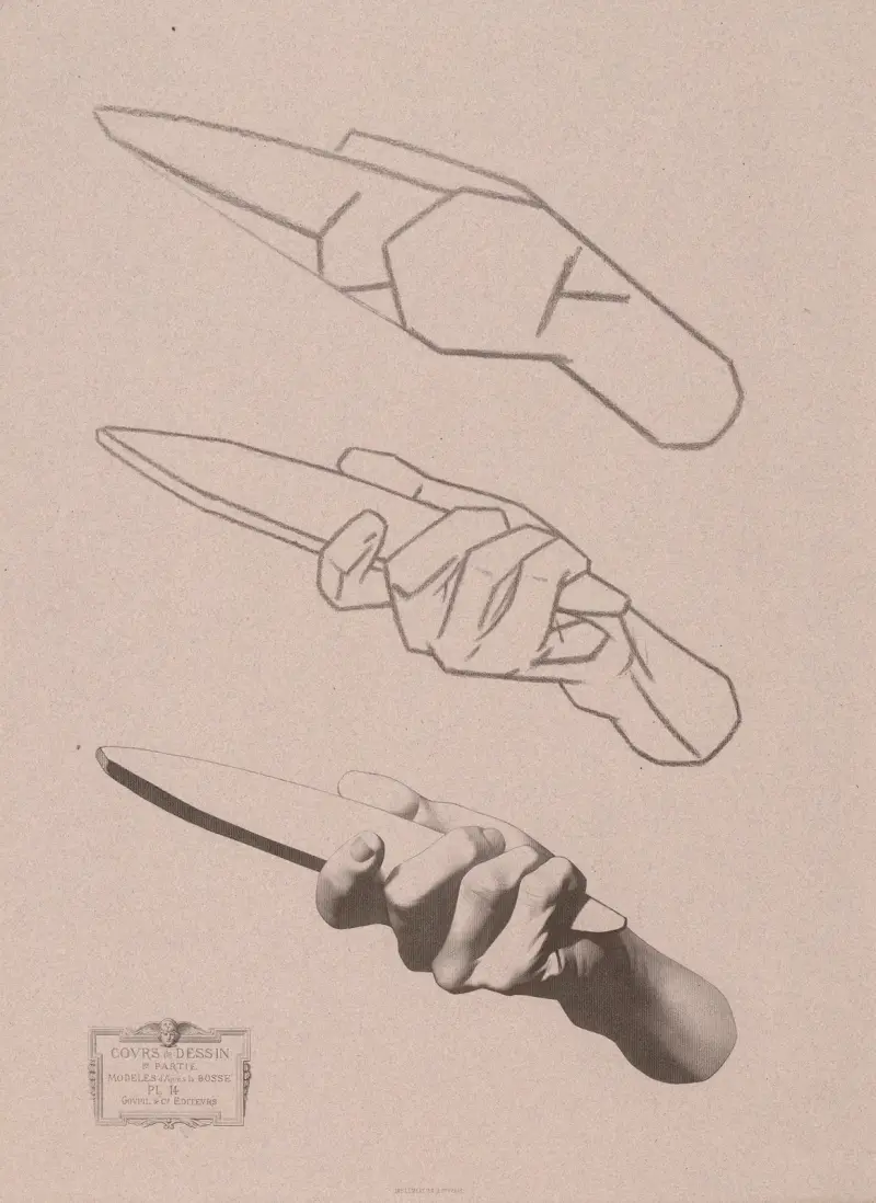 Cours de dessin Pl.15 av Charles Bargue
