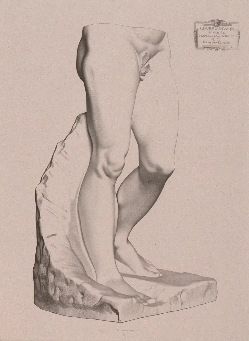 Teckningskurs pl. 31 av Charles Bargue