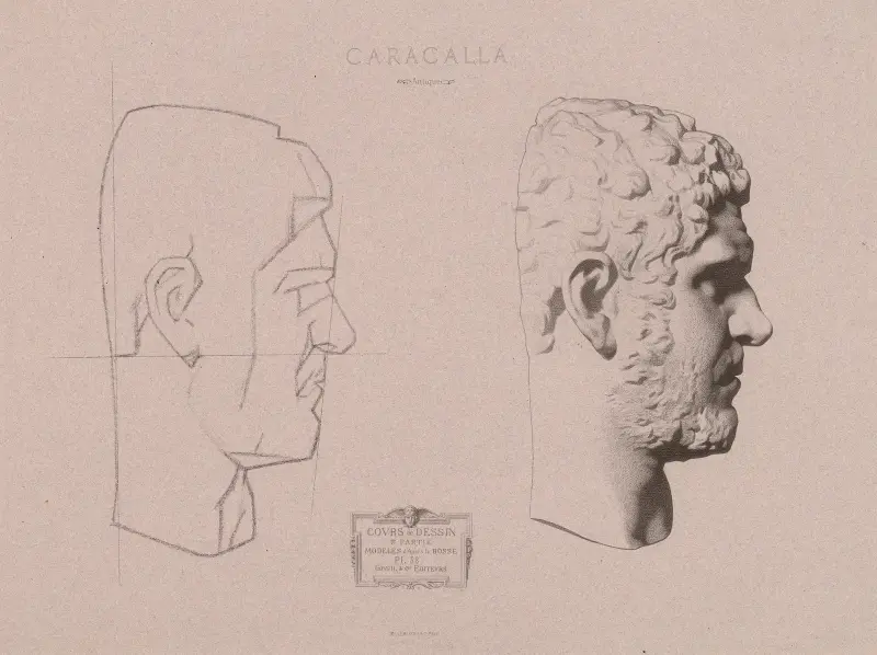 Cours de dessin Pl.40 av Charles Bargue