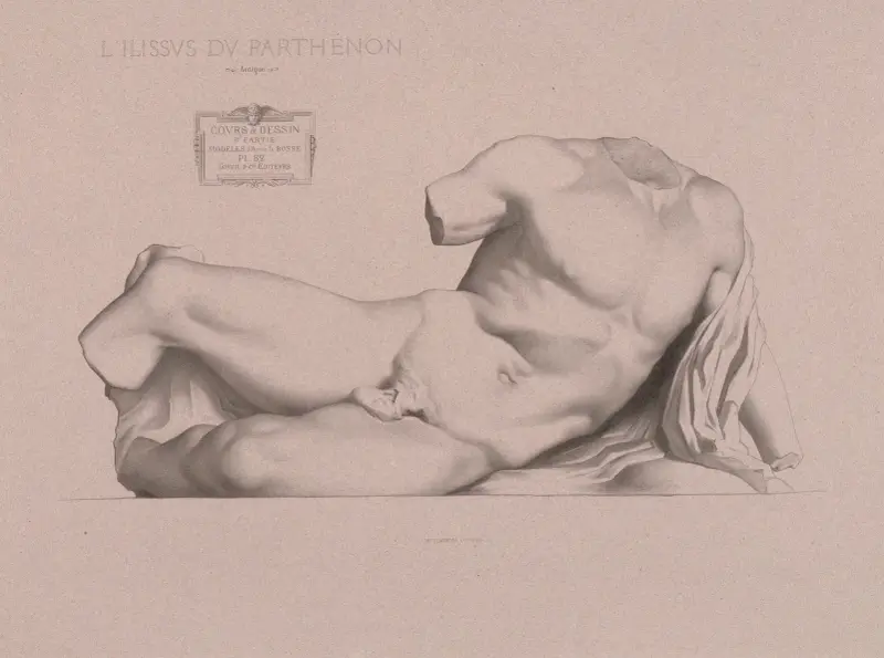 Teckningskurs pl. 65 av Charles Bargue
