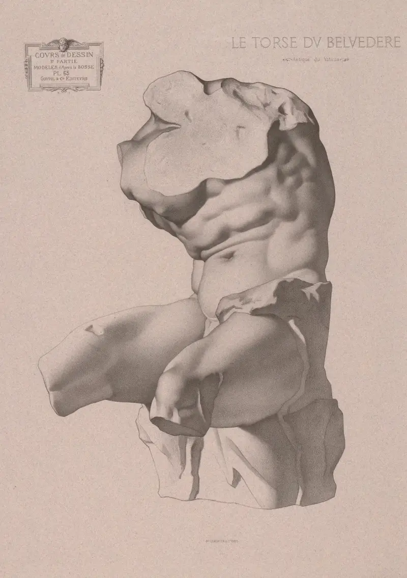 Cours de dessin Pl.66 av Charles Bargue
