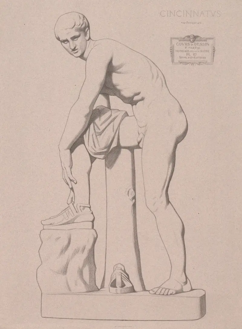 Zeichenkurs Taf. 70 von Charles Bargue