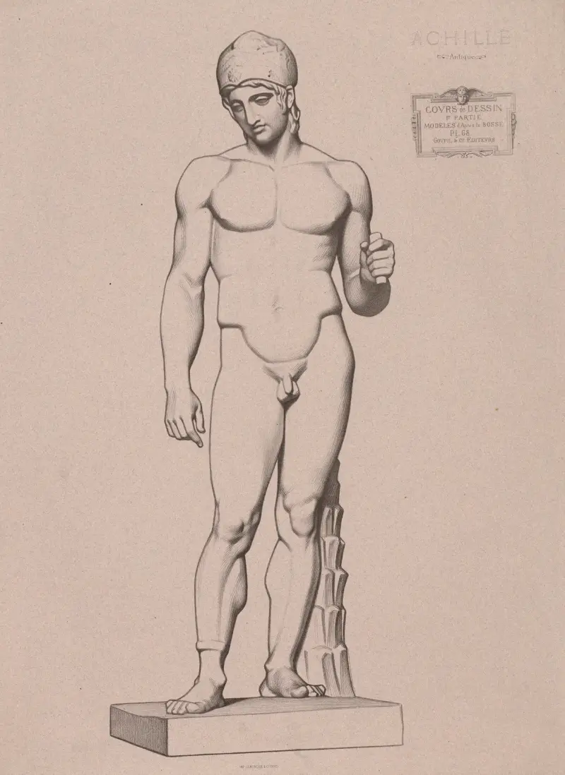 Kurs rysunku, tabl. 71, Charles Bargue