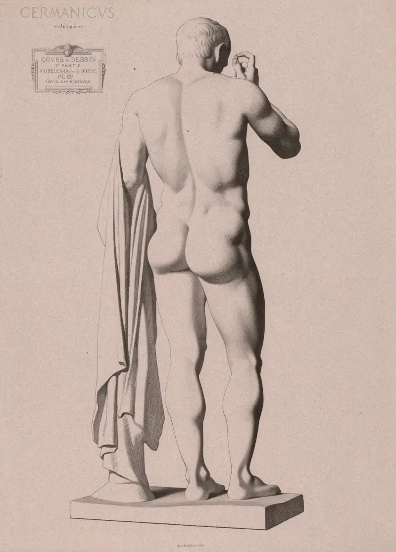 Zeichenkurs Taf. 72 von Charles Bargue