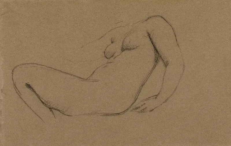 Etude de femme nue – nr 4 av Charles Chaplin