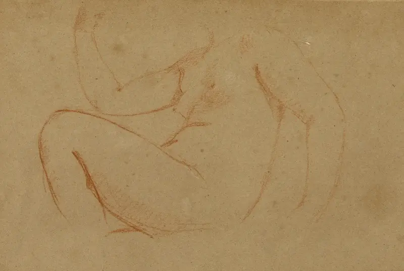 Etude de femme nue – nr 5 av Charles Chaplin