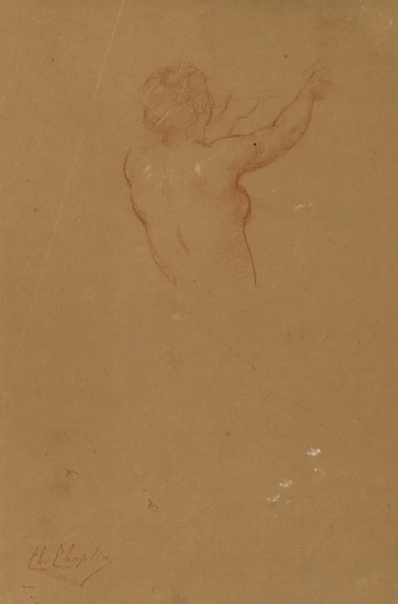 Etude de femme nue – nr 1 av Charles Chaplin