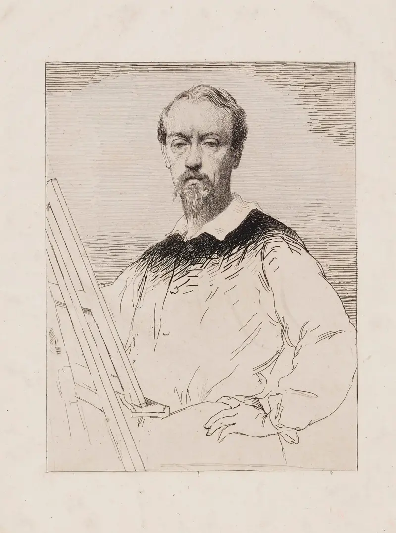 Porträt von Ziem von Charles Chaplin