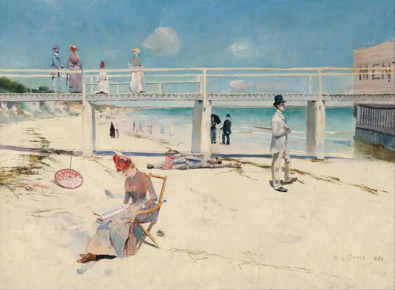 Semester i Mentone av Charles Conder