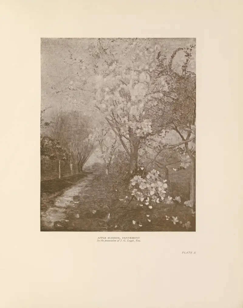 Apple Blossom, Dennemont av Charles Conder
