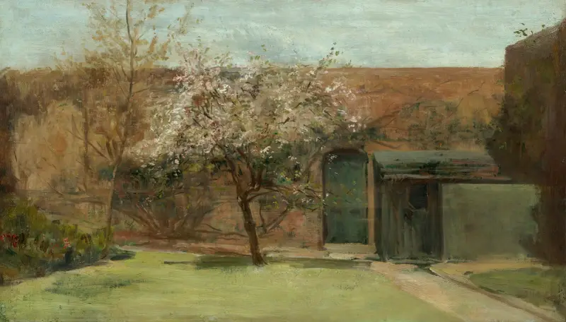 Blossoms, Chantemesle av Charles Conder