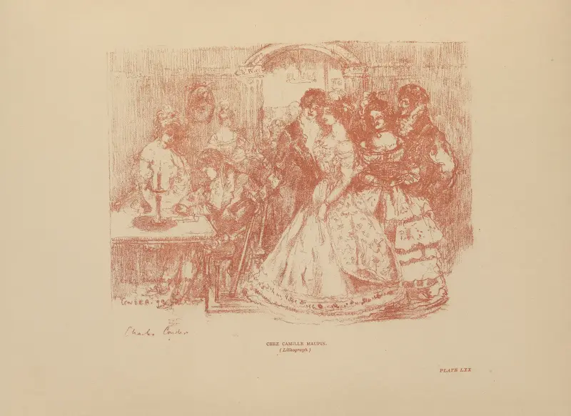 Hos Camille Maupin av Charles Conder
