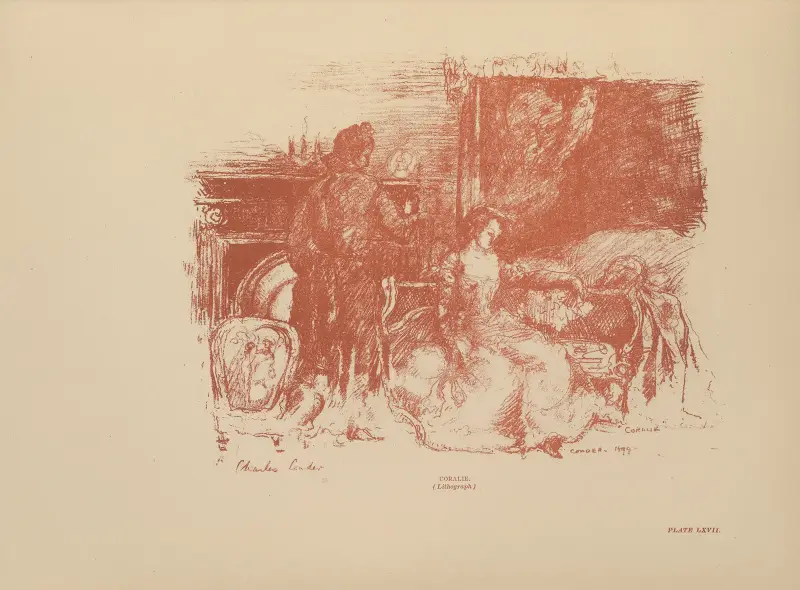 Coralie av Charles Conder