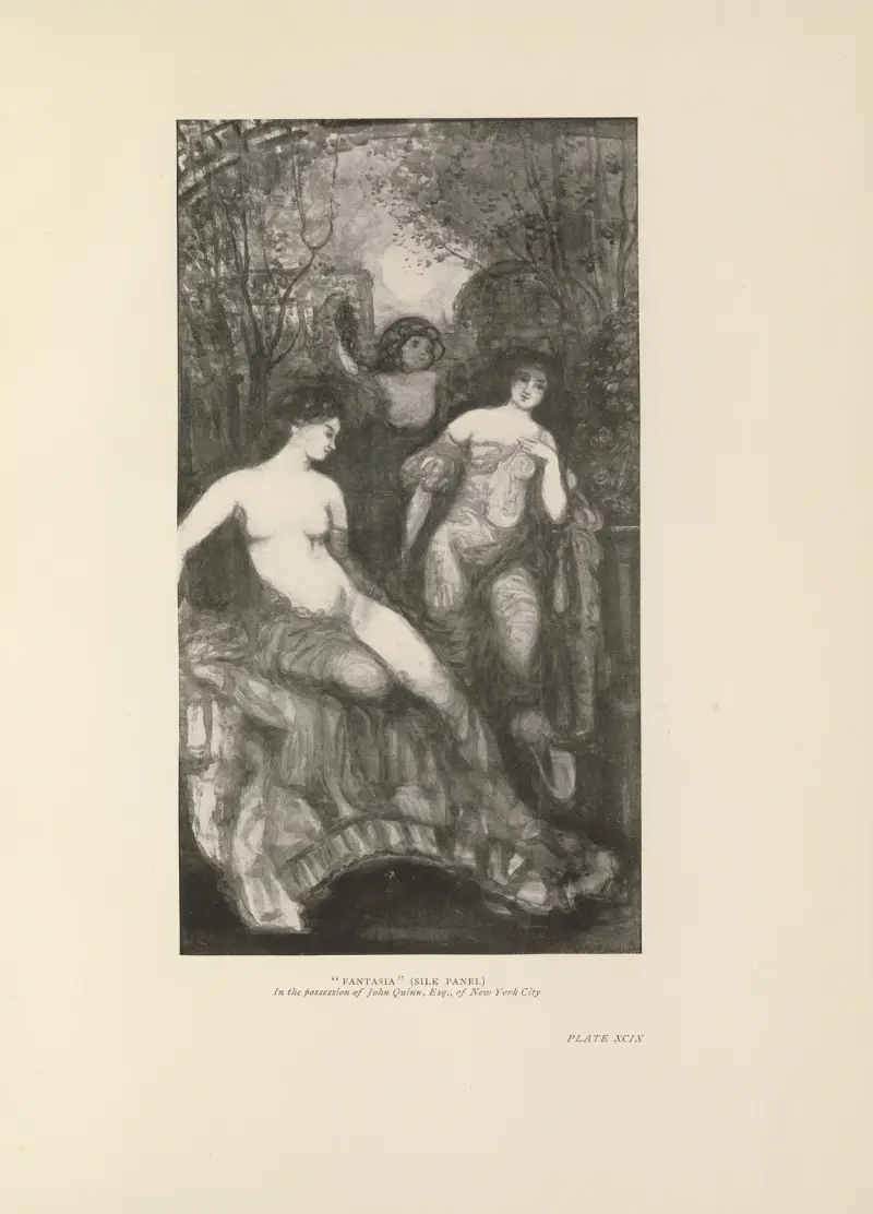 Fantasia (Silk Panel) av Charles Conder