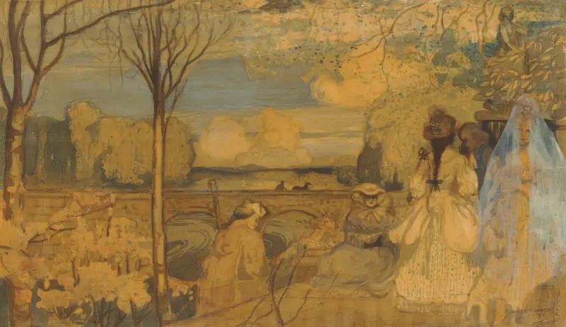 Fête Galante av Charles Conder