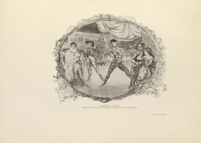 Harlekin amüsiert sich, 1914 – Nr. 2 von Charles Conder