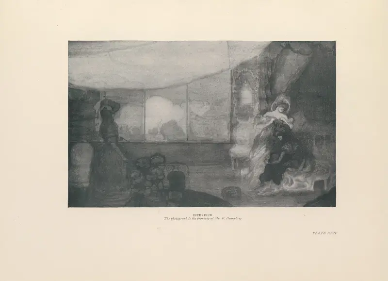 Interiör av Charles Conder