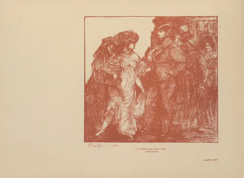 Flickan med guldögonen av Charles Conder