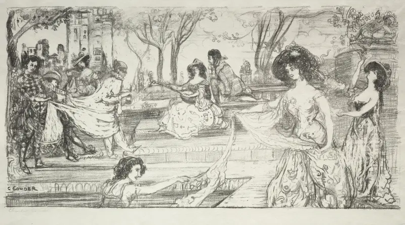 Gitarristen av Charles Conder