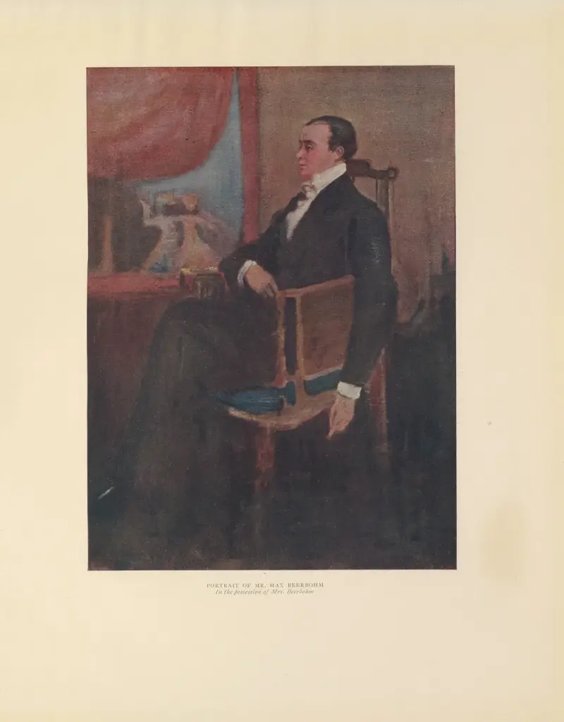 Portrait of Mr. Max Beerbohm av Charles Conder