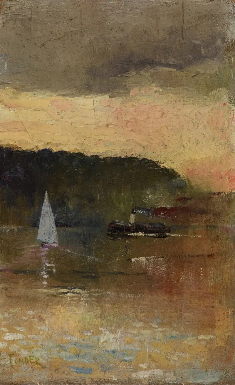 Sonnenuntergang, Sydney Harbour von Charles Conder