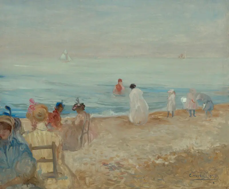 Stranden vid Pourville av Charles Conder
