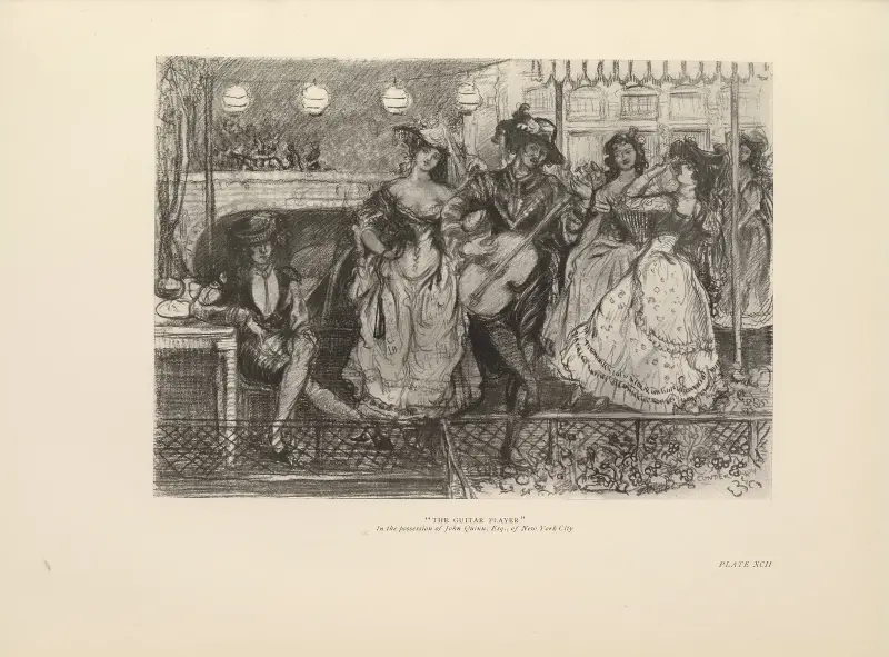 Der Gitarrenspieler von Charles Conder