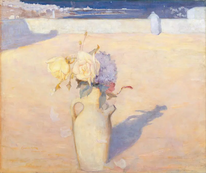 Den heta sanden, Mustapha, Algeriet av Charles Conder