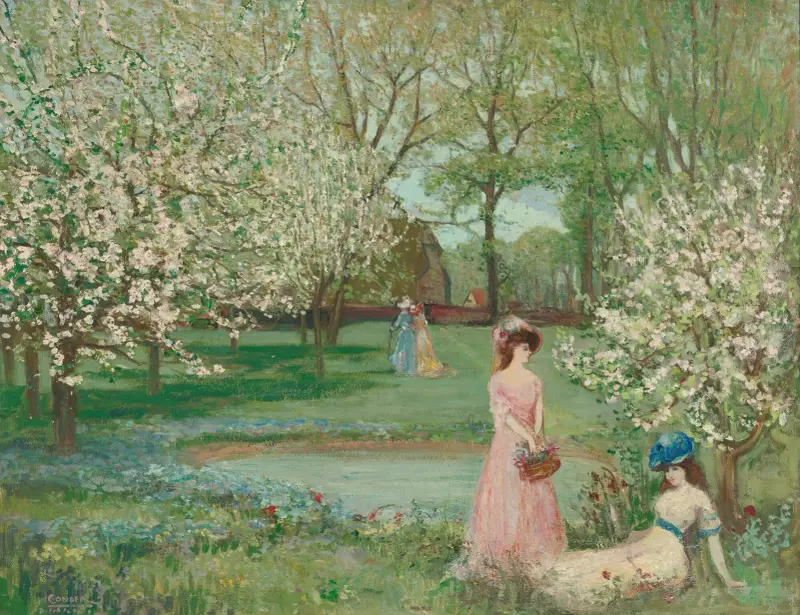 The Howe In Spring av Charles Conder