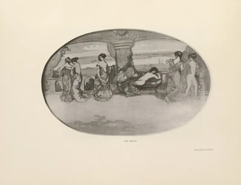 Odpolední odpočinek, Charles Conder