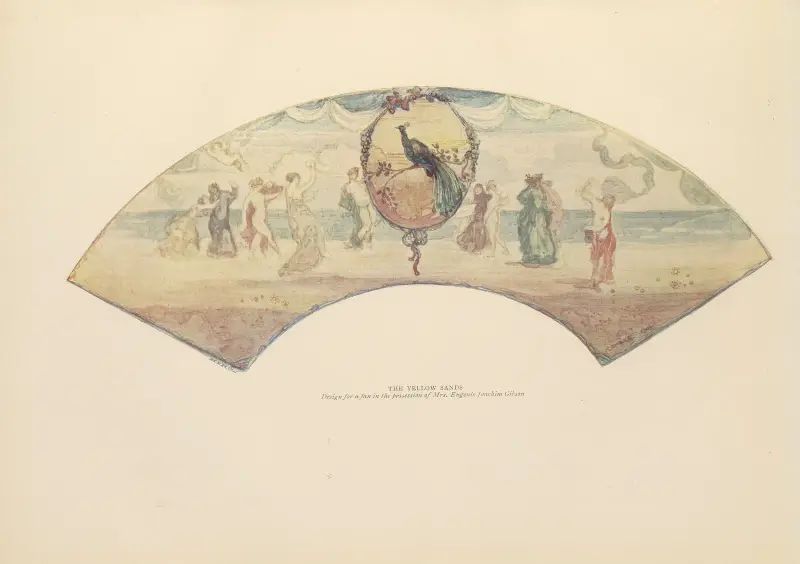 De gula sandarna av Charles Conder