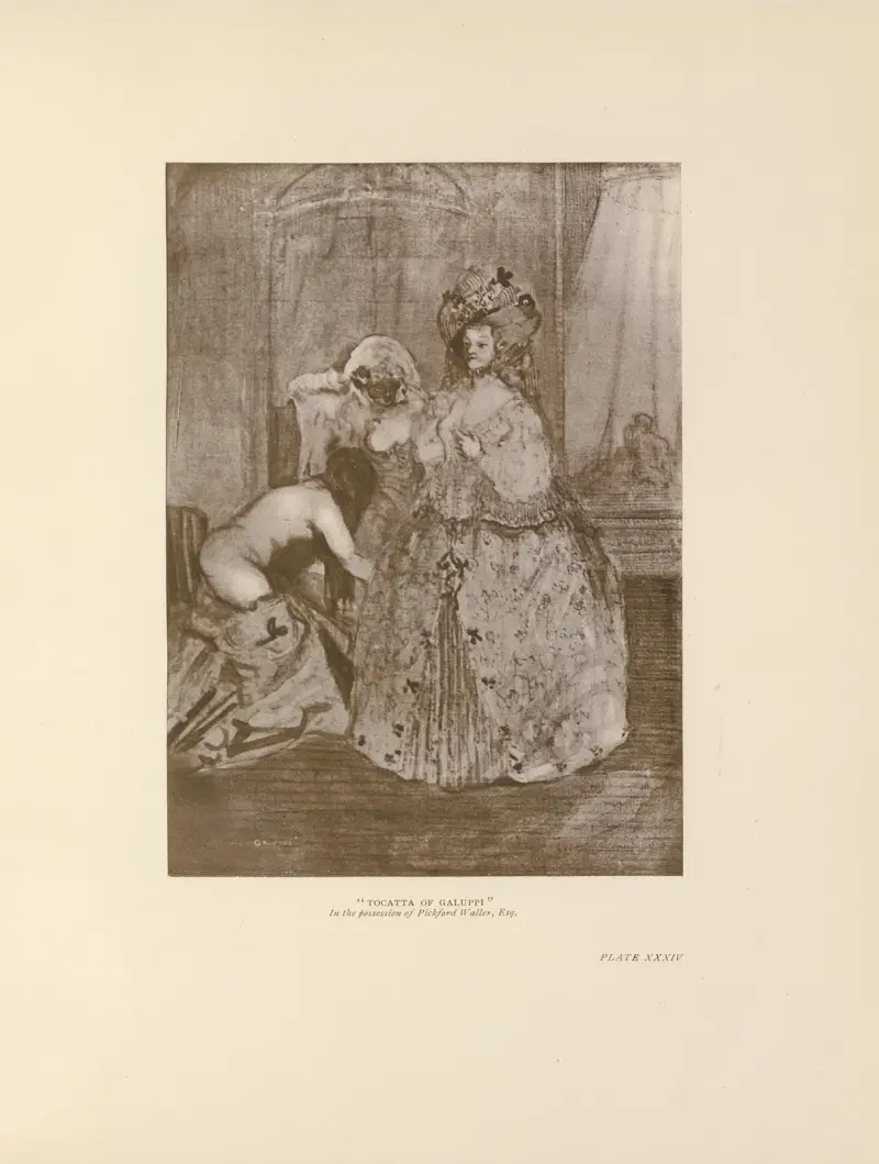 Tocatta of Galuppi av Charles Conder