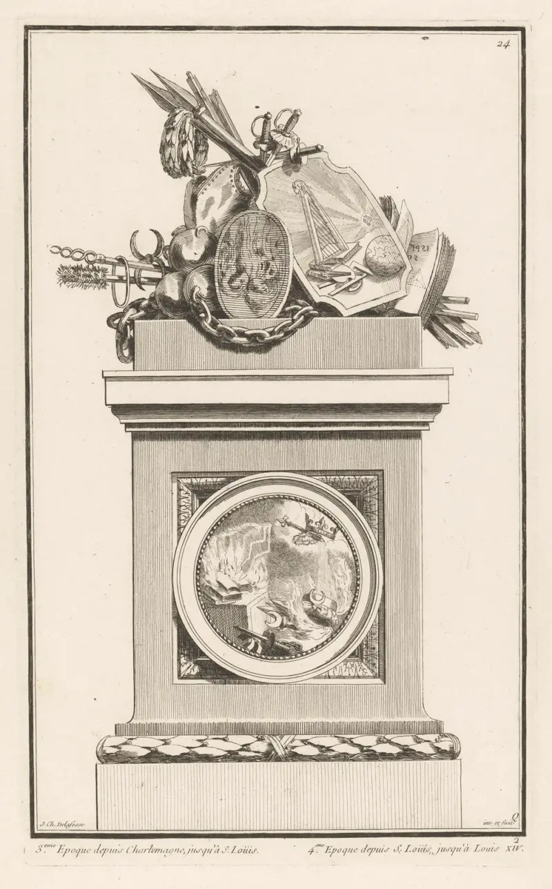 3eme Epoque depuis Charlemagne, jusqu’à S. Loüis. 4eme Epoque depuis S. Loüis, jusqu’à Louis XIV av Jean-Charles Delafosse