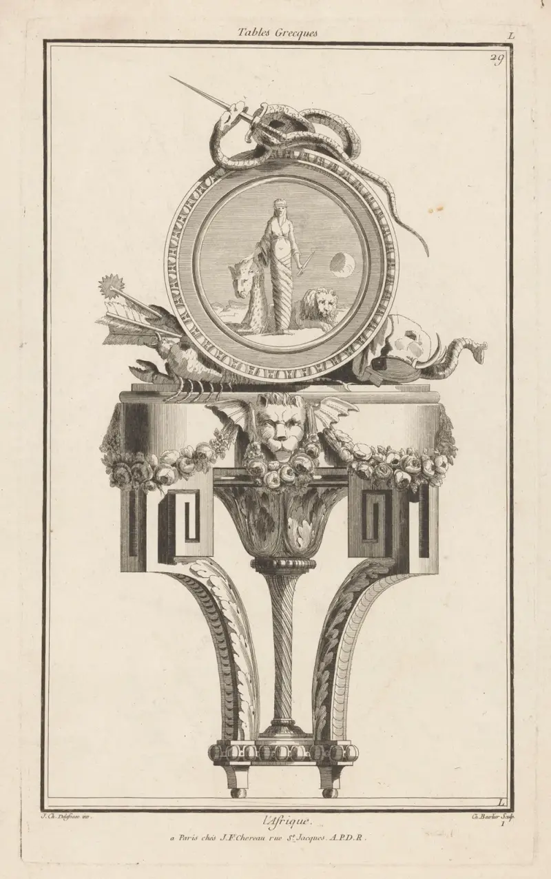 Afrika, 1768, Jean-Charles Delafosse