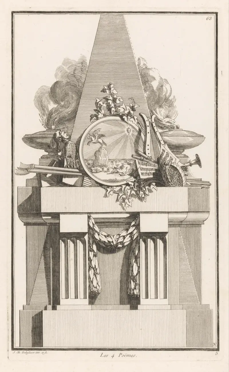 Die vier Gedichte von Jean-Charles Delafosse
