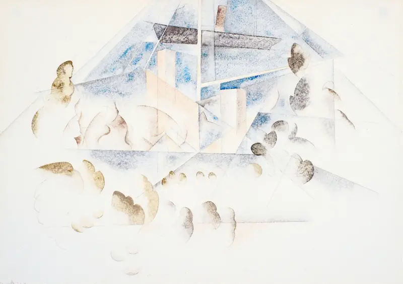 Bermuda, Masten und Laubwerk von Charles Demuth