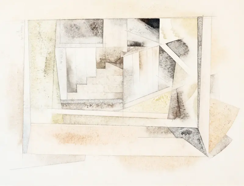 Bermuda, Stairway av Charles Demuth
