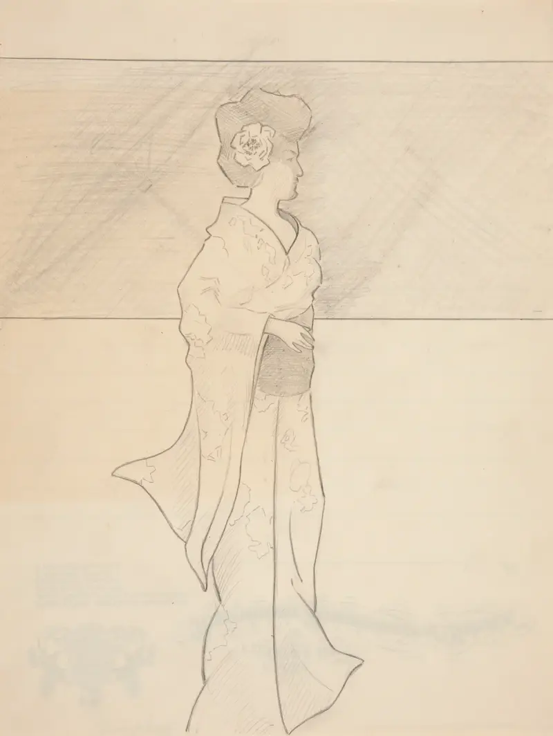 Japanese Lady av Charles Demuth