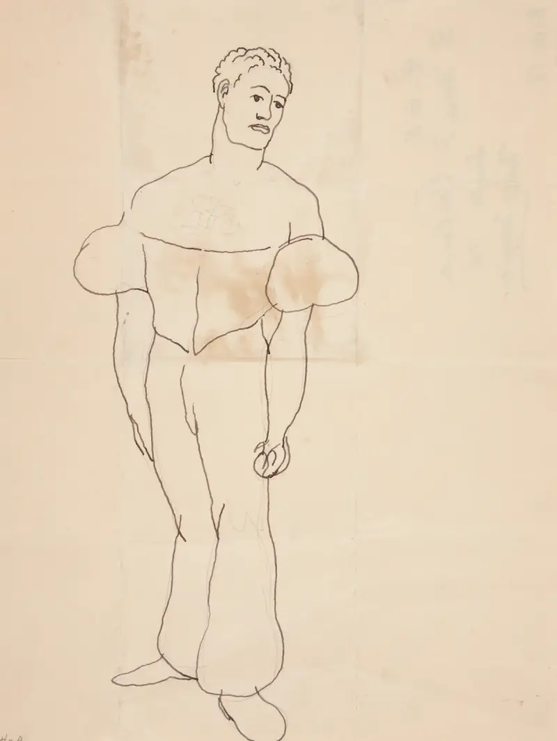 Jonglör, eller man i kostym av Charles Demuth