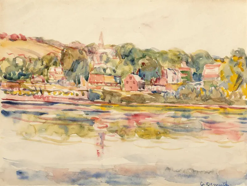 New Hope, Pennslyvania av Charles Demuth