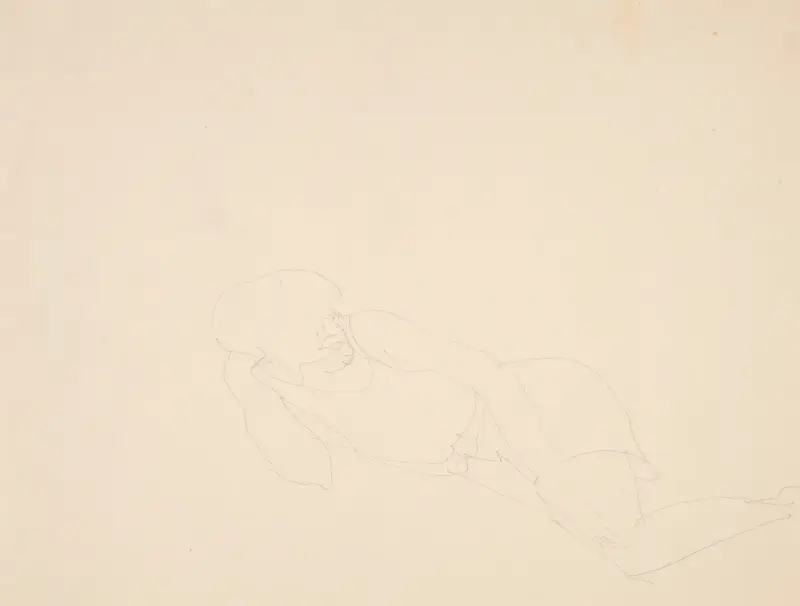 Liggande kvinna av Charles Demuth