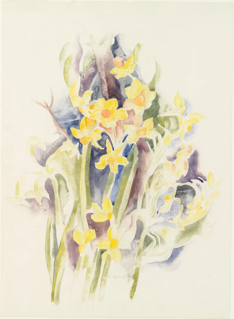 Små påskliljor av Charles Demuth