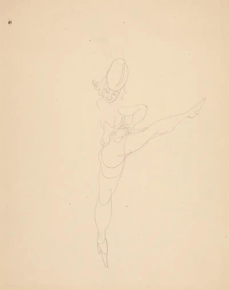 Vaudeville Dancer av Charles Demuth