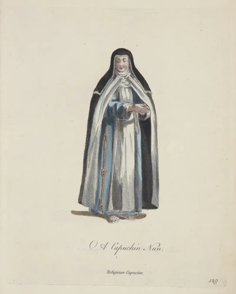En kapucinernunna av Charles Grignion