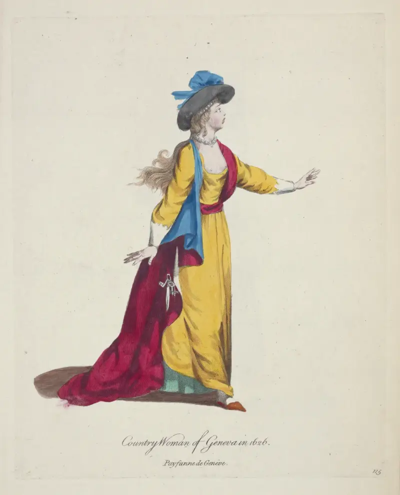 Žena z Ženevy v roce 1626, Charles Grignion